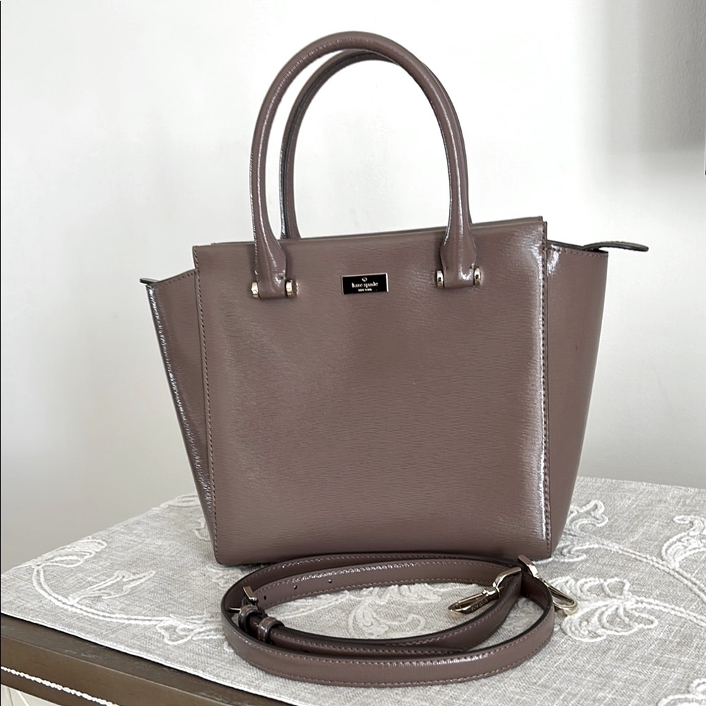 Kate Spade Bixby Place Embossed Patent Leather Satchel Bag